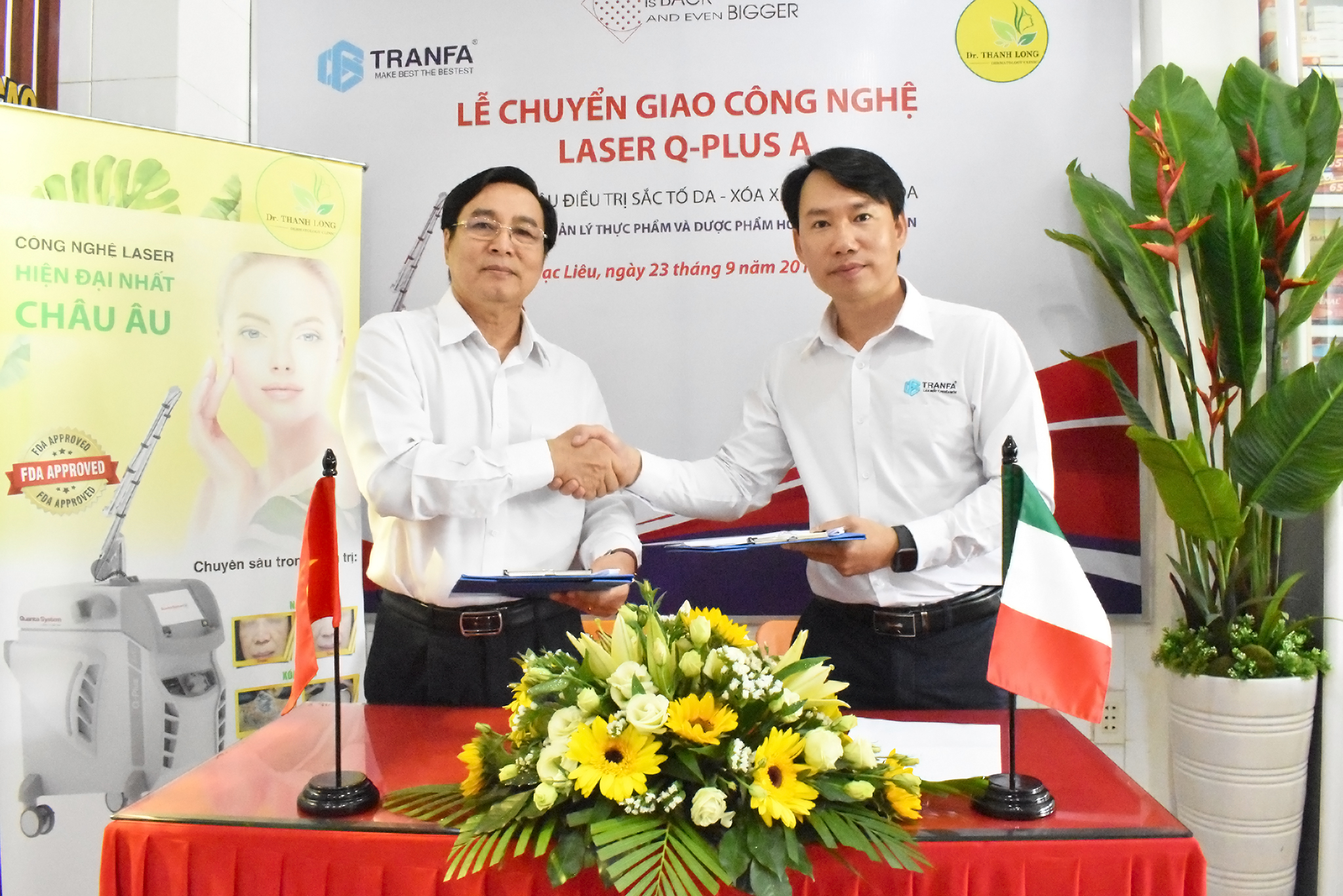 chuyen-giao-cong-nghe-q-plus-evo-thanh-long-dermatology-clinic-1
